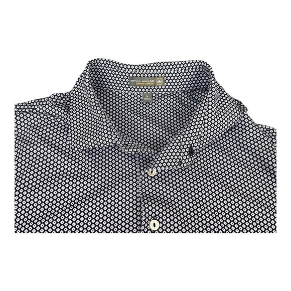 PETER MILLAR Summer Comfort Golf Polo Shirt DIABLO COUNTRY CLUB Men’s L - Picture 11 of 11